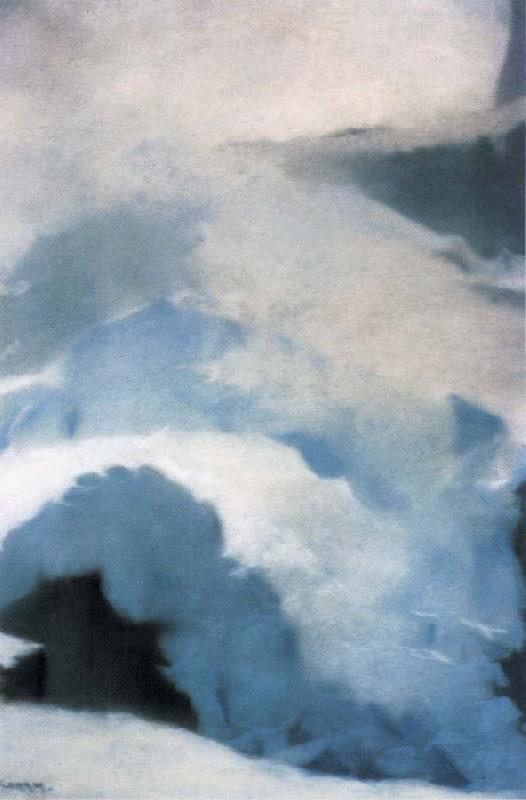 William Stott of Oldham Turquoise Glacier France oil painting art